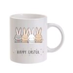 Cana alba personalizata - HAPPY EASTER
