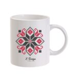 Cana alba personalizata - Motive Traditionale Romanesti