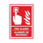 Indicator "Alarmă de Incendiu" PET (A4, 0,7 mm)